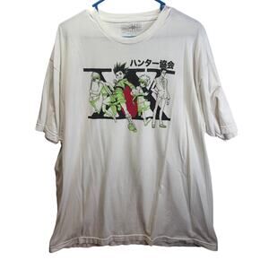 Men's Hunter X Hunter Graphic T-Shirt White 3XL Anime